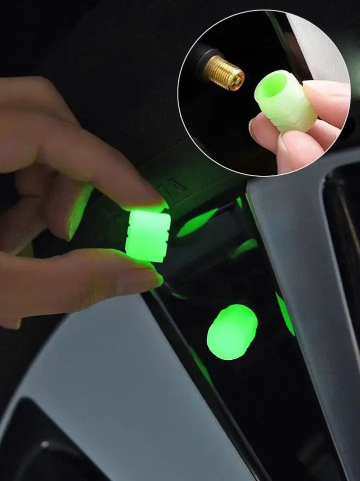 Tapas De Válvula De Neumático Luminosas